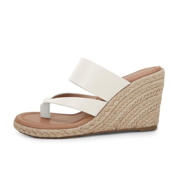 Coutgo women’s wedge sandals NWT size 7.5 sturdy, stylish slip-ons and durable - Picture 3 of 6